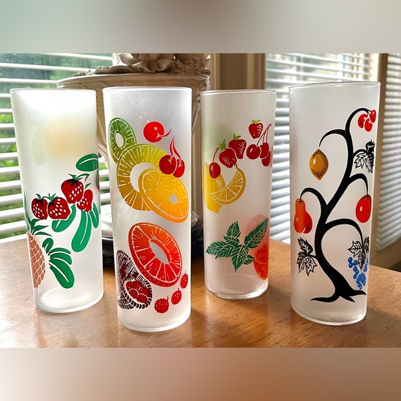 Federal Glass Dining Vintage Mcm Federal Glass Tom Collins Highball